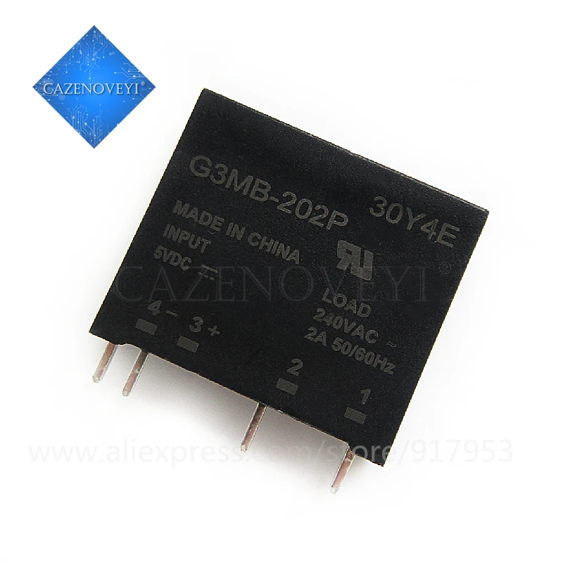 G3MB-202P-5VDC DC-AC PCB SSR In 5V DC Out 240V AC 2A Solid State Relay ^^ 