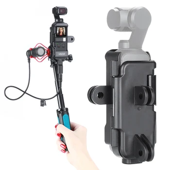 

Vlog Case Housing for DJI Osmo Pocket Extend Mount Adapter with 1/4 Screw Cold Shoe for Microphone LED Light Gimbal Accessories