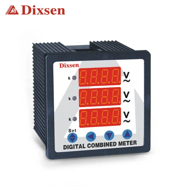 Three-Phase 3 Phase LCD Digital Voltage Electronic Panel Meter