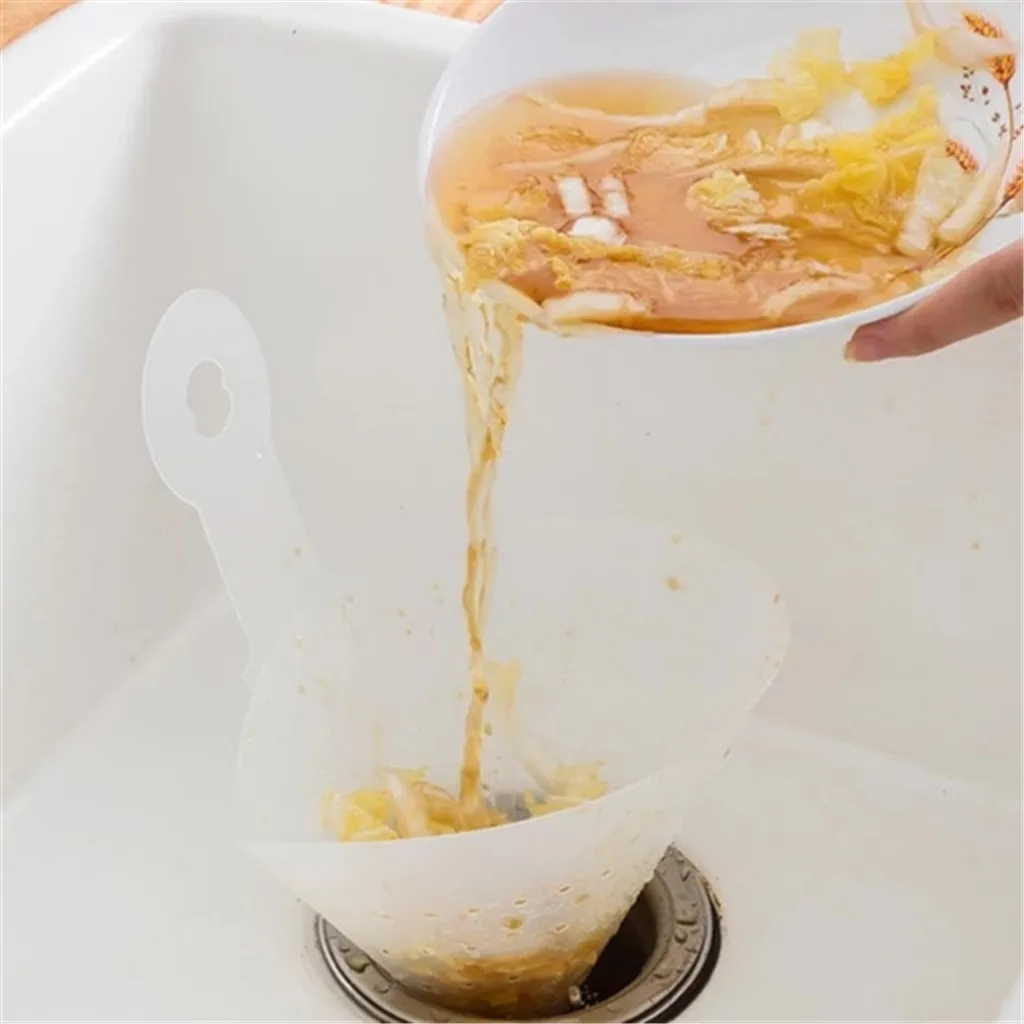 Складной фильтр пищевой фильтр garbagebagfilter простая самостоящая стопор для раковины кухонное антиблокирующее устройство кухонные аксессуары
