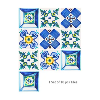 

Cz10P032 Syria Brick Waterproof Kitchen Cabinet Kitchen Stickers Self-Adhesive Wall Stickers Bathroom Tile Wallpaper 10 Pcs