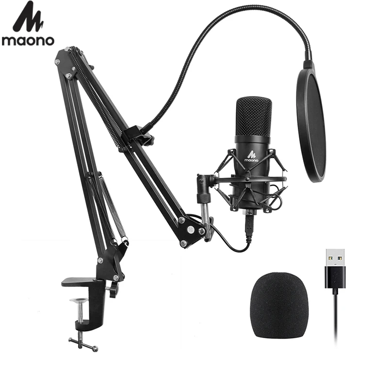 USB Microphone Kit 192KHZ/24BIT Plug & Play
