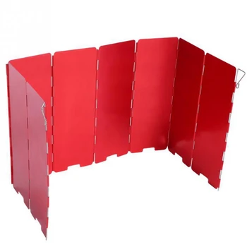 

Foldable Stove Windshield Aluminium Alloy Lightweight Cooking Gas Wind Shield Cookware Windbreak Camping Accessory