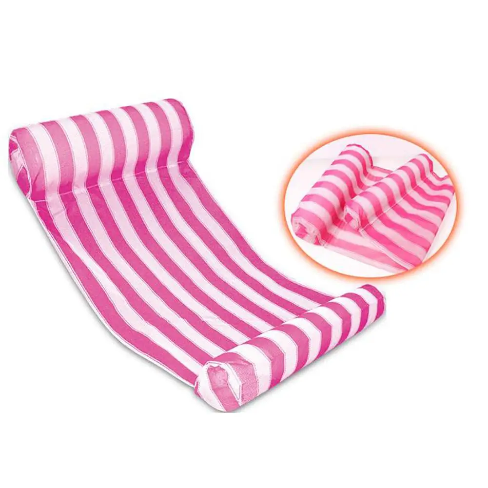 Pink HiMISS, для взрослых, плавающая кровать, складная, портативная, надувная, ряд для лета, на открытом воздухе, плавающая, надувное кресло для отдыха - Цвет: Pink