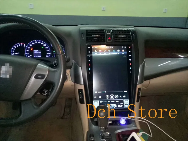 13 6 ''вертикальный автомобильный DVD плеер в стиле tesla Android 9 0 GPS навигация для Toyota