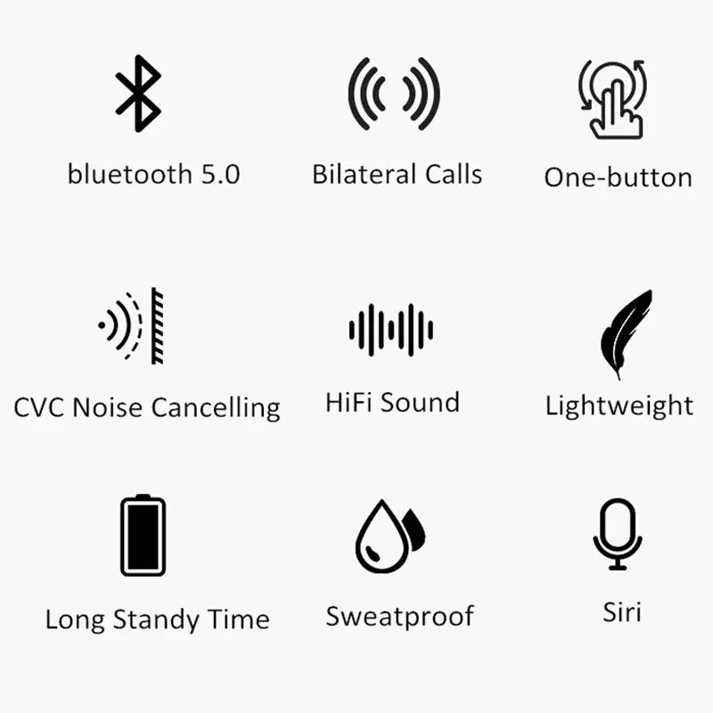 TW08 TWS беспроводные bluetooth наушники Smart Touch мини портативные стерео CVC шумоподавление HiFi Двусторонняя Спортивная гарнитура