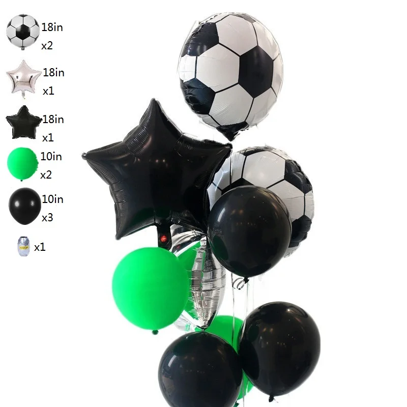 Арка с воздушными шарами Футбол Дети День рождения воздушные шары мальчик вечерние украшения воздушный шар стенд футбольный шар гирлянда
