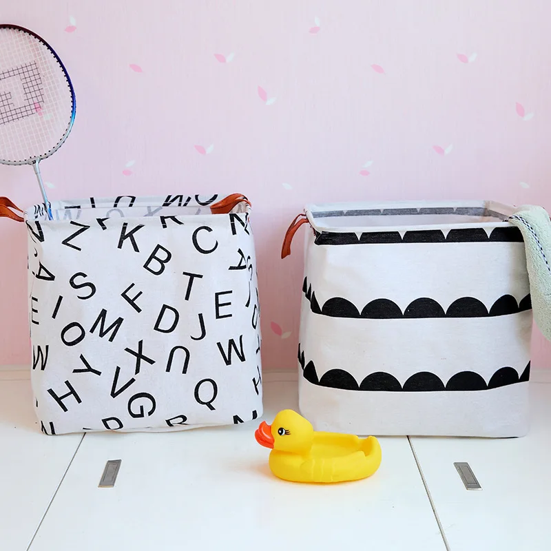 Салфетка art Big bin sundry toy получить чехол без крышки со всей ручкой корзины книги