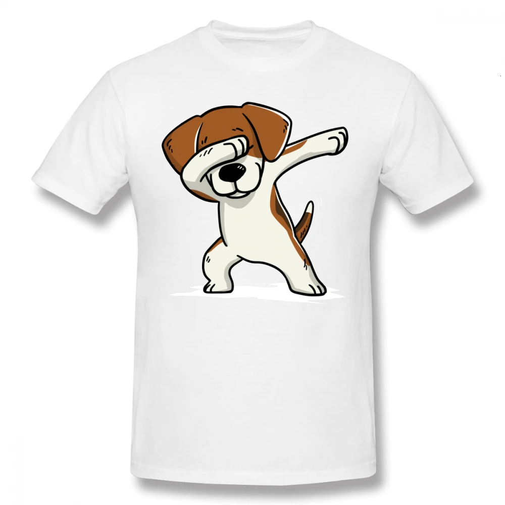 White One yona Beagle, футболка, забавная футболка, с короткими рукавами, Мужская футболка, хлопковая, с пляжным принтом, потрясающая, плюс размер, футболка - Цвет: White