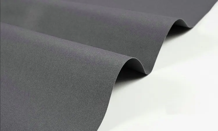 dark gray 600D меньше гладкой ткани Оксфорд ПВХ водонепроницаемая ткань DIY шитье сумок палатка дождевик ткань для пляжных кресел ширина 150 см - Цвет: dark gray