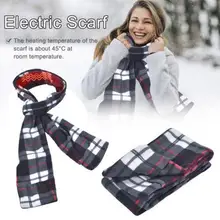 Унисекс термо-шарф с подогревом для катания на лыжах теплая крышка для шеи с питанием от батареи на открытом воздухе 150 см для езды на мотоцикле, велосипеде, спорта для мужчин и женщин