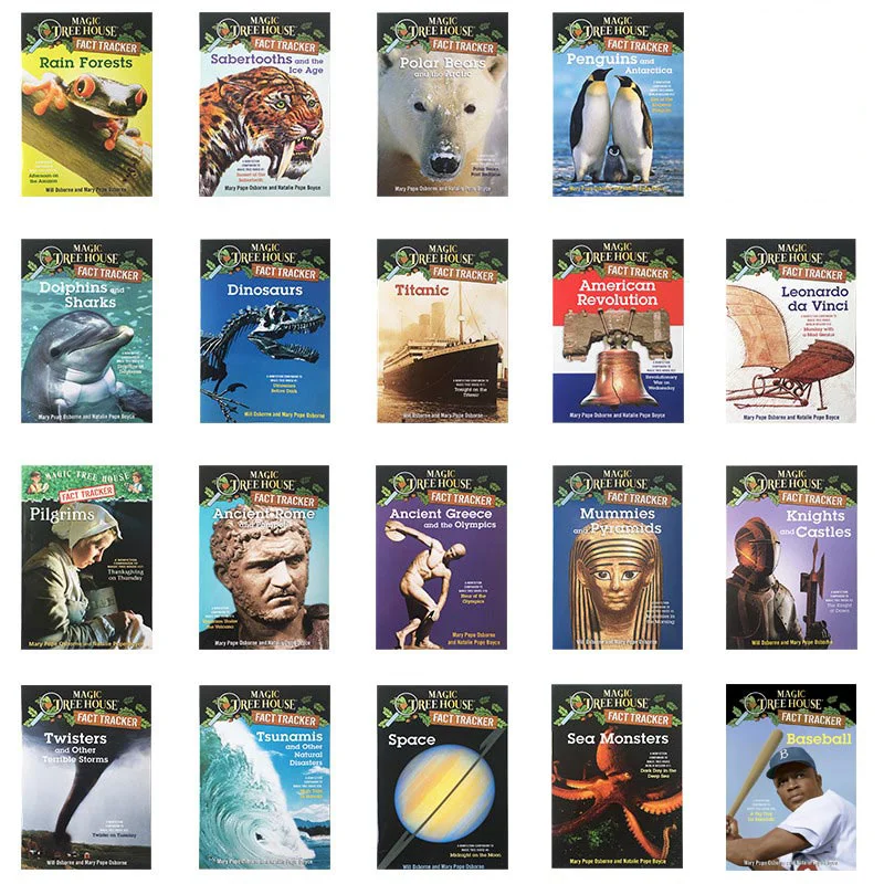 40 Books/Set Magic Tree House Fact Tracker Original English Reading Children's Books