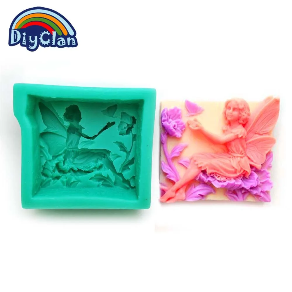 Красивая сказочная силиконовая форма для мыла для торта Jelly желе для десерта, шоколада форма для изготовления мыла вручную форма эфирного масла S0120TS