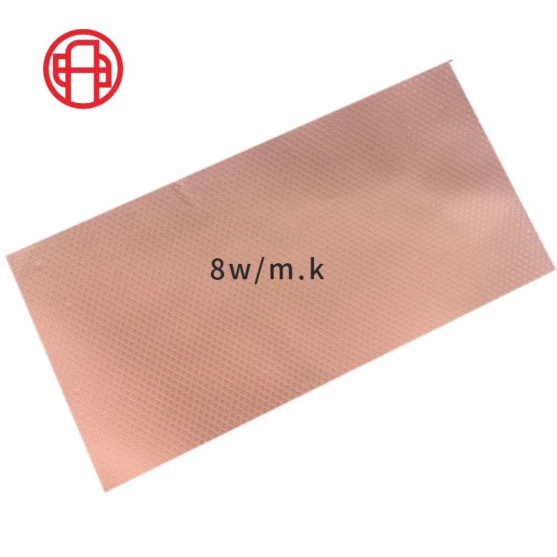 

0.5mm thick 8.0W thermal conductivity cooling gap filler for COMPUTER CPU, chip and hard disk drive