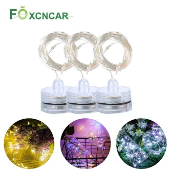 

LED String Light 2M Silver Wire Garland Table Lamp Home Christmas Wedding Party Decoration Powered By Battery Fairy Light String