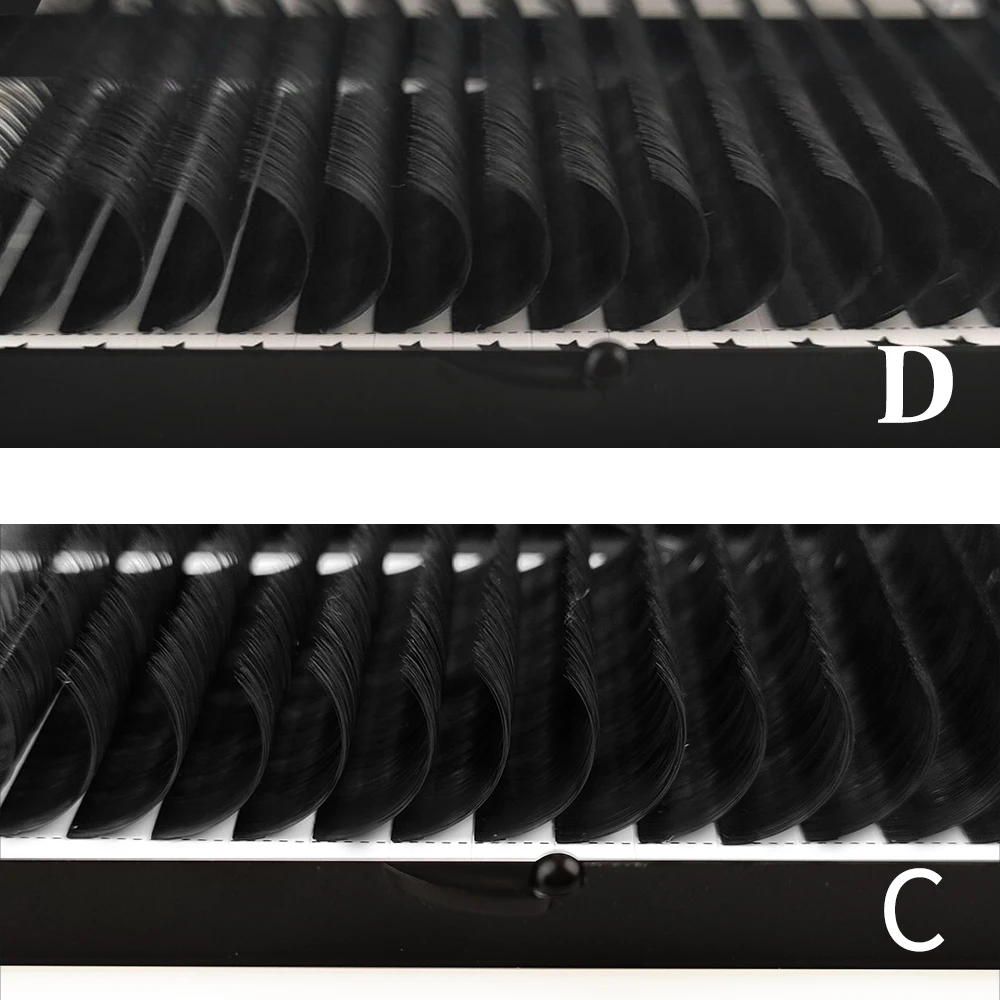 Abonnie Synthetic Eyelash Extension Supplies Classic Lash Extensions C/D 0.05/0.07/0.10/0.15/0.20/.25 Mink Black False Extension