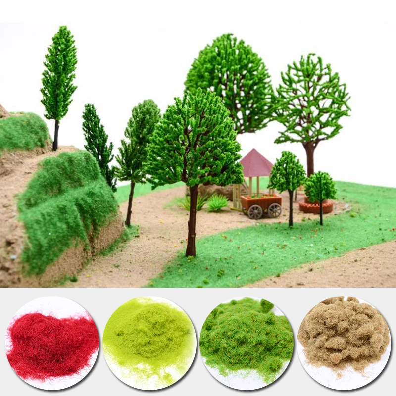 Artificial Grass Powder Sandbox Game Craft Decor Micro Landscape Decoration  Home Garden DIY Accessories Building Model Material - AliExpress