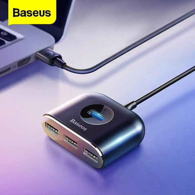 

Baseus USB HUB USB 3.0 USB C HUB for MacBook Pro Surface USB Type C HUB USB 2.0 Adapter with Micro USB for Computer USB Splitter