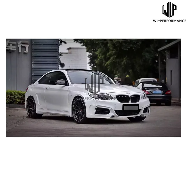 F22 High Quality Frp Material Wide Body Car Body Kit Side Fenders Side  Skirts For Bmw 2 Series F22 M235 M Style Car Styling - Body Kits -  AliExpress