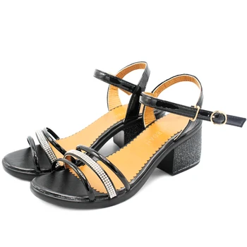 

2020 Platform Sandals Women PU Soft Bottomhigh Heel Sandals For Women Sandals Plus Size Wedges Shoes For Women Femmes Sandales