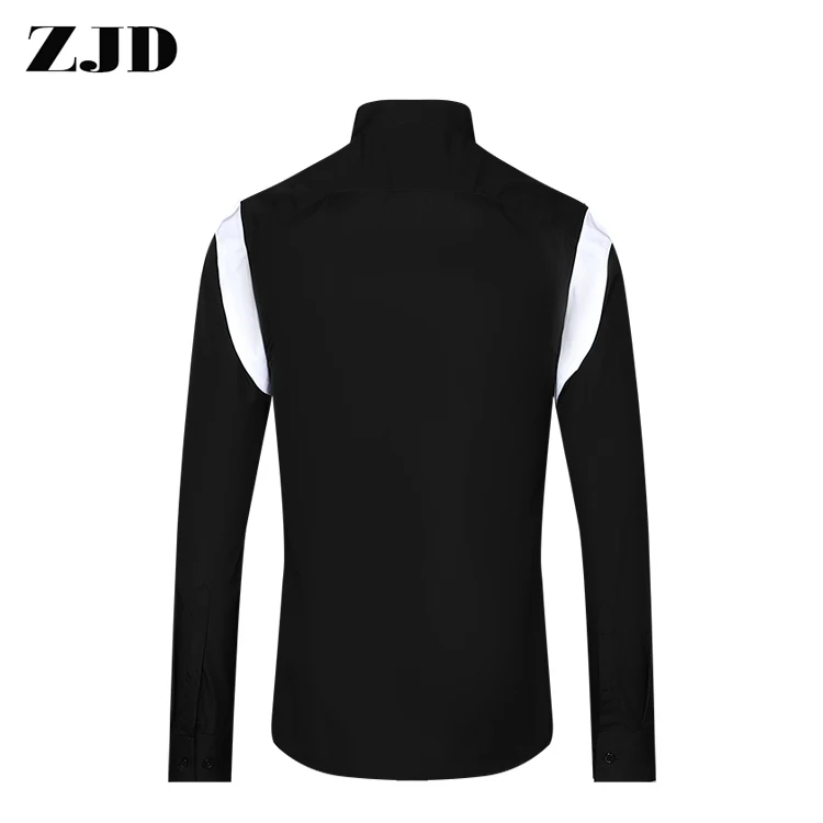 S-6XL! новая мужская одежда GD Hair Stylist модная британская черная и белая рубашка больших размеров костюмы