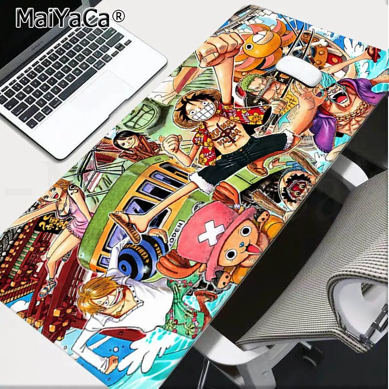 MaiYaCa Печатный цельный мультяшный аниме большой коврик для мыши PC компьютерный коврик скорость/контроль версия большой игровой коврик для мыши - Цвет: Lock Edge 40X90cm