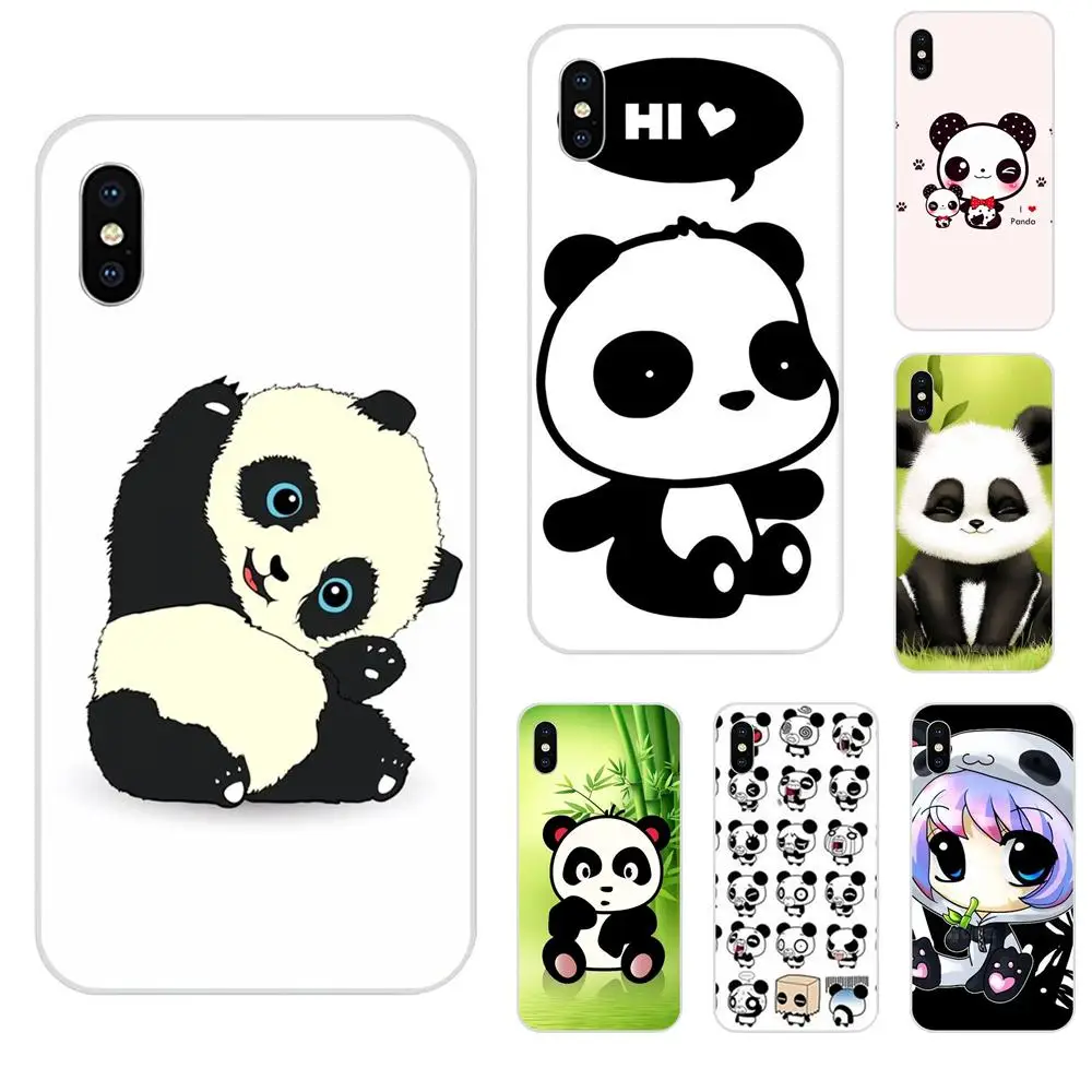 

For Galaxy J1 J2 J3 J330 J4 J5 J6 J7 J730 J8 2015 2016 2017 2018 mini Pro TPU Best Cases Cute Cartoon Animal Panda Black White
