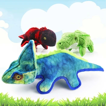 

3 Pcs Cute Cartoon Crocodile Shape Dog Chew Molar Toy Gnawing Sound Doll Tooth Cleaning Soft Interactive Toy Household Pet Suppl