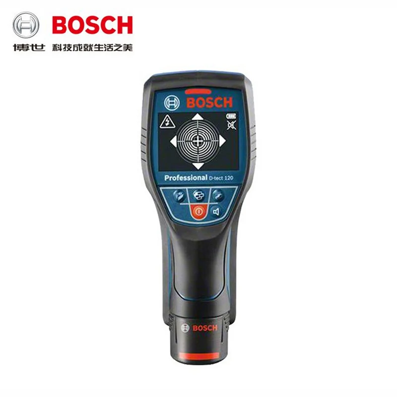 BOSCH Metal Detector Professional D-tect 120 Wire Finder Wood Wiring Wall Scanner Pinpointer Depth Detecting All Search Hidden