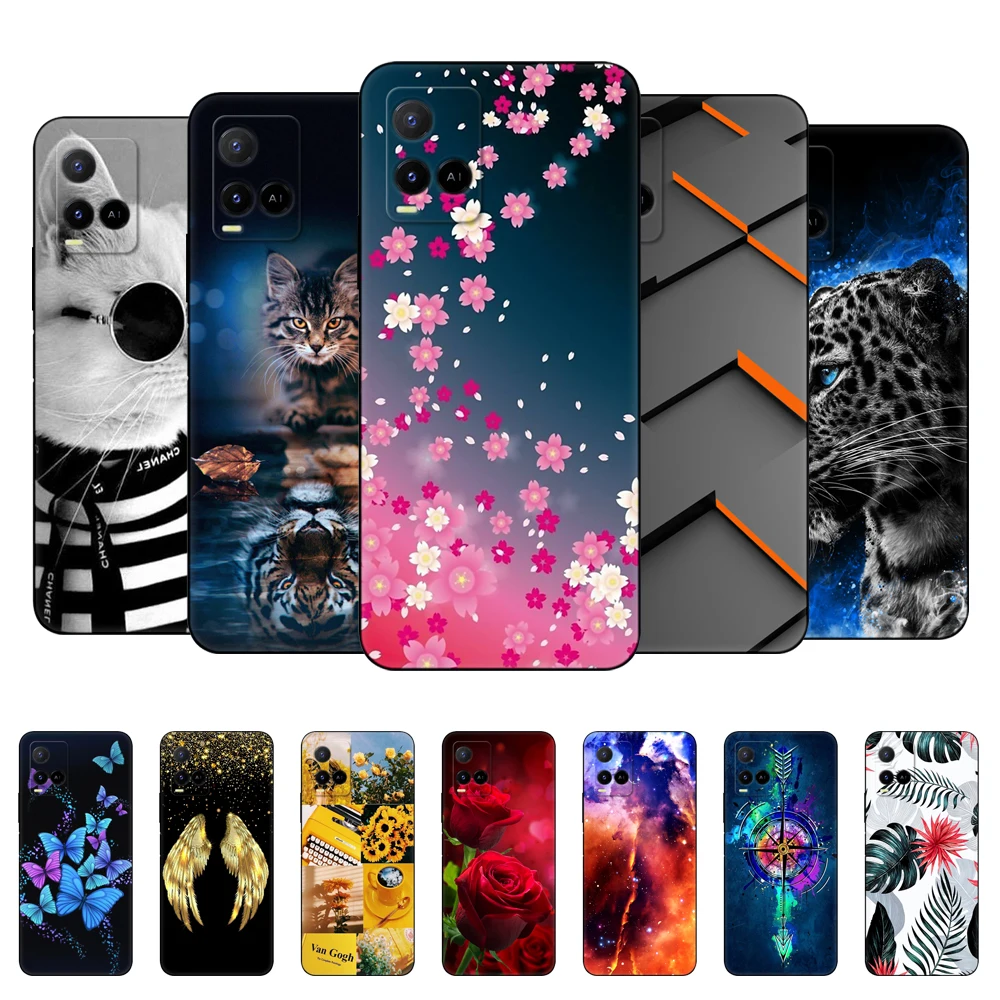 For Vivo Y21 2021 Case 6.51 Inch For Vivo Y21s Y33s Back Phone Cover