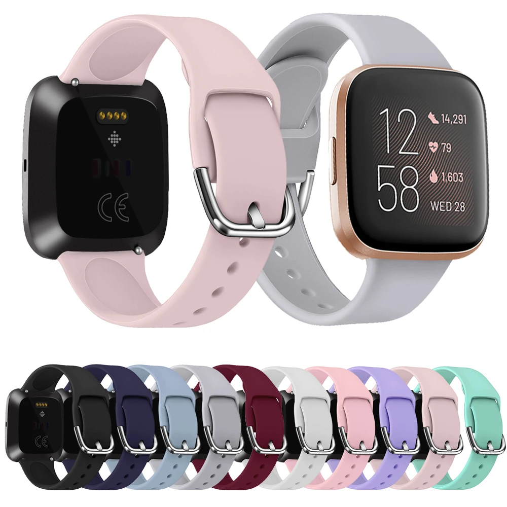 Силиконовый сменный ремешок для Fitbit Versa 2 1 спортивный часов смарт-браслет |
