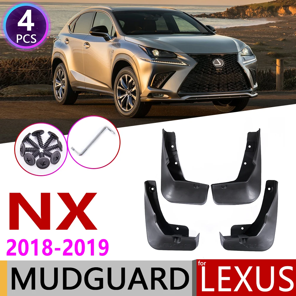 4 шт передние задние брызговики автомобильные для Lexus NX NX200 NX300~ крыло брызговики щитки брызговиков аксессуары для брызговиков