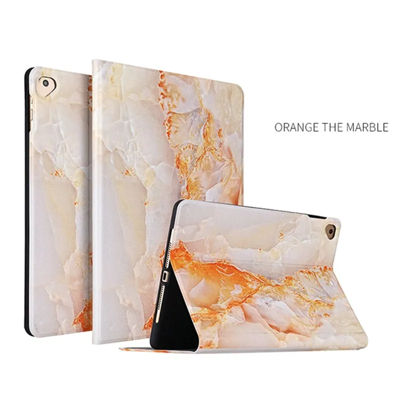 

for iPad Air Air 2 Case PU Leather Marble Cover For iPAD 2018 Case 9.7 2017 mini12345 Cover For iPad Pro 10.5 Air 3 Ipad234 Case
