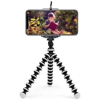 

Mini Octopus Tripod Holder Mobile Phone Tripod Gorillapod For iPhone Samsung Universal Smartphone Sports Camera Stand With Clip