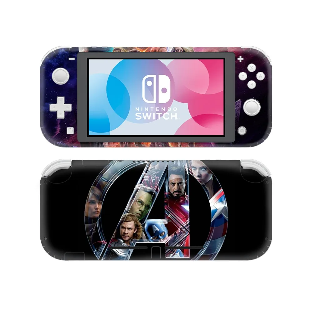 Мстители эндгейм кожи стикеры Наклейка для nintendo Switch Lite консольный переключатель, Lite NSL протектор кожи виниловая наклейка