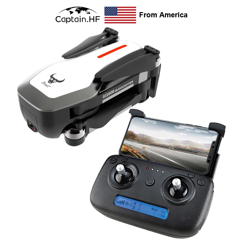 

US Captain RC quadcopter, GPS folding UAV folding four-axis aircraft 5G real-time, Professional Drone 4K, Anti-Shake Aircraft