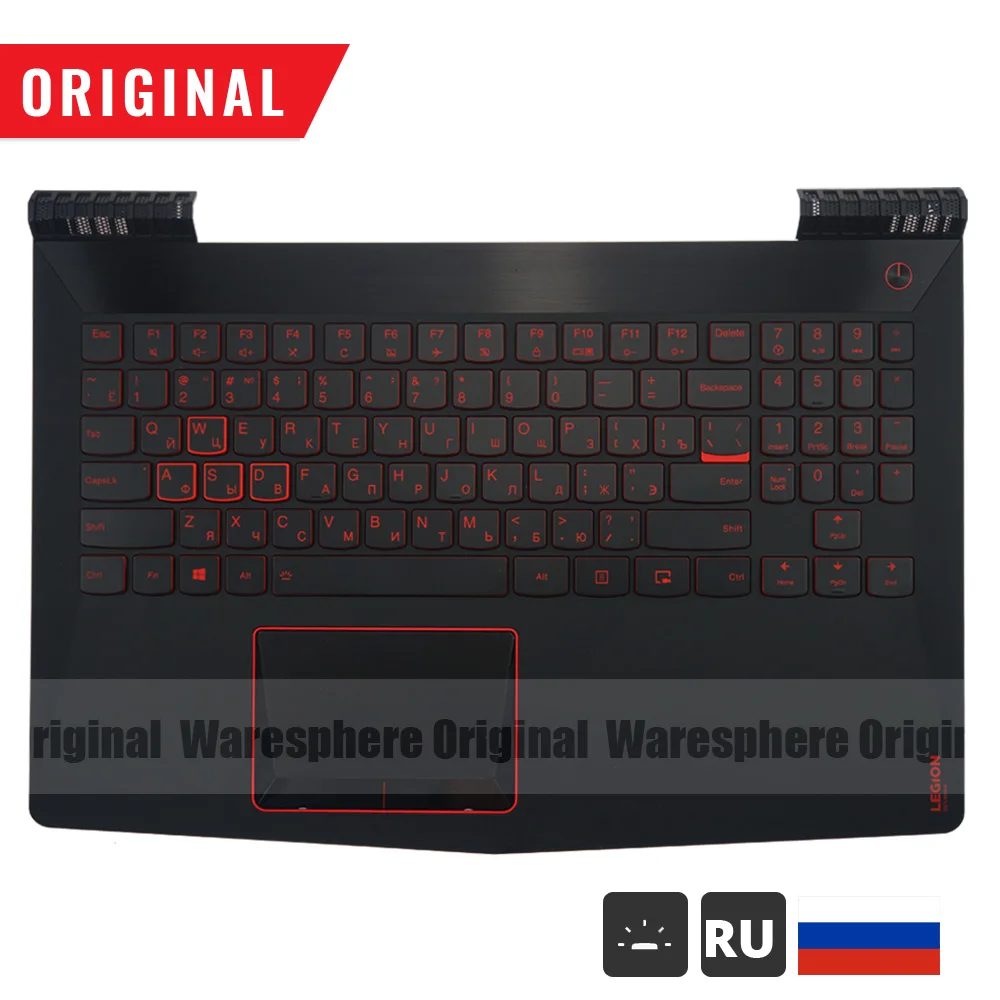 Новинка 95% оригинальная Подставка для рук с русской клавиатурой подсветкой Lenovo