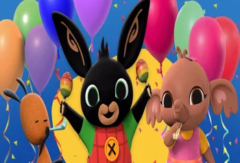 

cartoon bing bunny birthday party baby child photo background photography backdrops quality vinyl