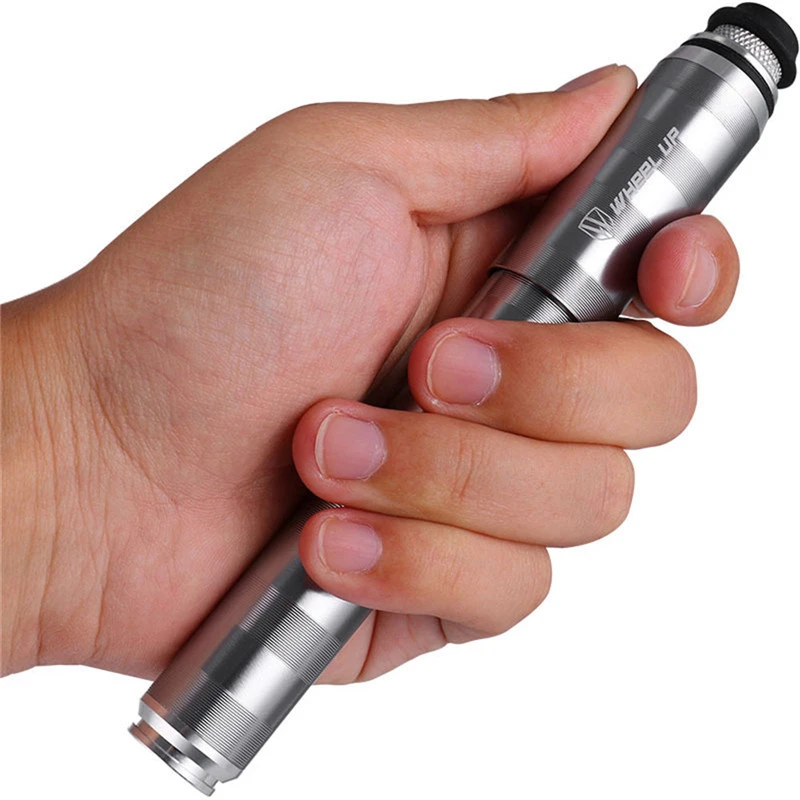 

WHEEL UP Mini Bike Pump Portable Tire Pump 130PSI Lightweight Valve Frame Mounted Air Pump For Mountain Road Bicycle Basketball