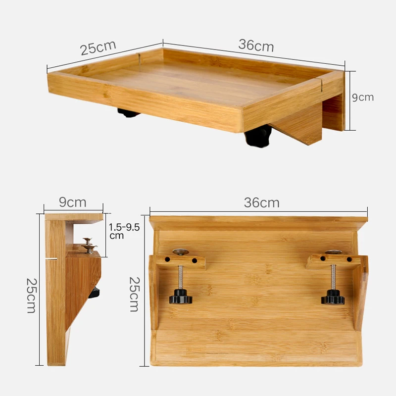 Bedroom Furniture Bedside Table Tray Wooden Table Bedside Mobile Rack Creative Dormitory