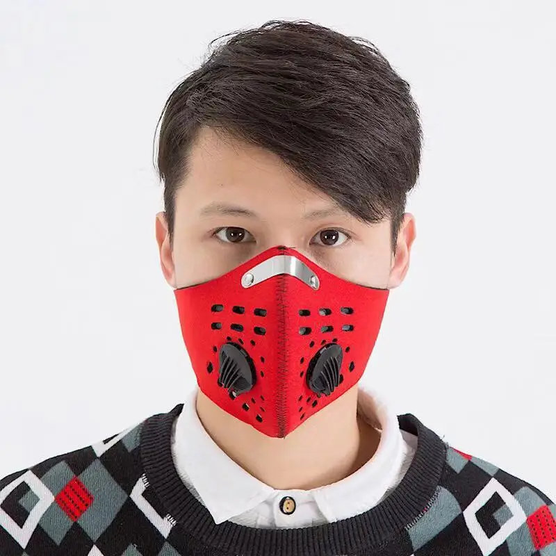 

PM2.5 Cycling Antipollution Mask Respirator Carbon N99 Filters Fashion Sport Dust Half Face Mouth masks