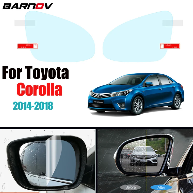 

For Toyota Corolla E170 E160 2014 2015 2016-2018 Full Cover Rearview Mirror Anti-Fog Rainproof Anti Fog Film car Accessories