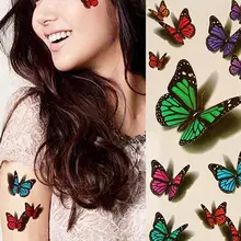 

3D Temporary Colorful Butterfly Tattoo Sticker Body Art Removable Waterproof Hot