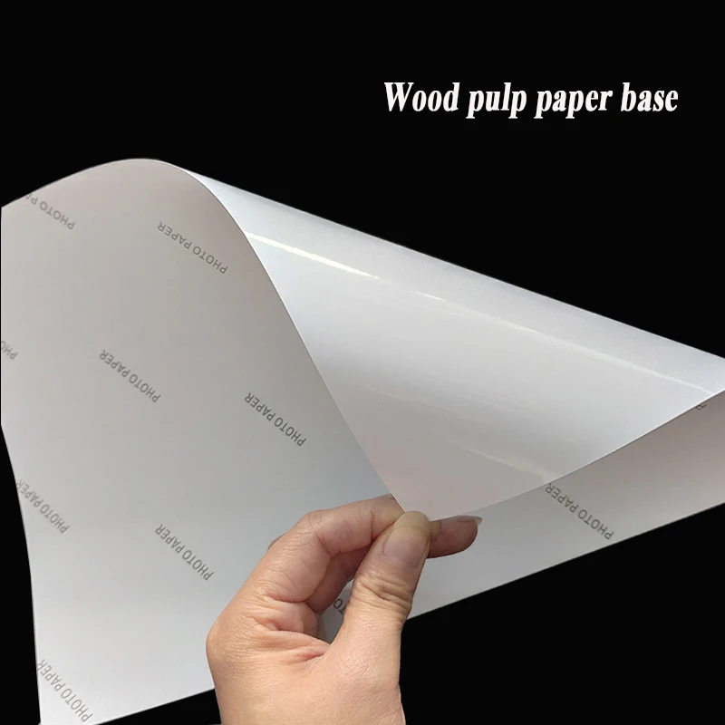 A3 A4 50매 A5 A6 100매 135g 150g 고광택 자체 접착 인화지(뒷면 접착 스티커 포함) 인쇄 용지