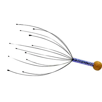 

Random Color Head Hair Held Scalp Neck Equipment Stress Release Relax Massager Relax Hair Mahogany Comb Hair Mahogany Comb