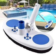 

Cleaner Hard Curved Cleaning Tools Wall & Floor Brush Bristles Cleaner Broom Hot Tub Swimming Pool Suction Vacuum Head Brush