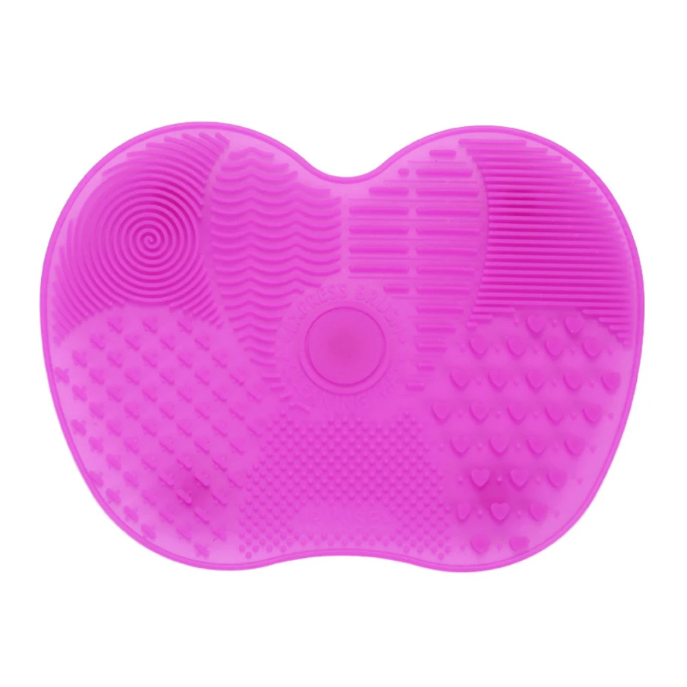 03 Основа для макияжа Кисти скруббер доска силиконовая Кисть для макияжа коврик для очистки мытье кистей для макияжа гель чистящий коврик ручной инструмент - Handle Color: 03