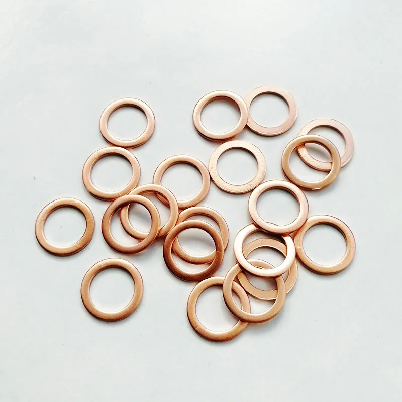 Diesel injector gasket 20PCS/50PCS/100PCS Diesel Car Fuel Injector Gasket Mitsubishi Delica Pajero L200 L400 MD070717 4D56 4M40 4D65 4D68 4D55