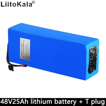 

liitokala 48V 25Ah electric bicycle lithium battery pack large capacity rechargeable battery 1000W high power T plug