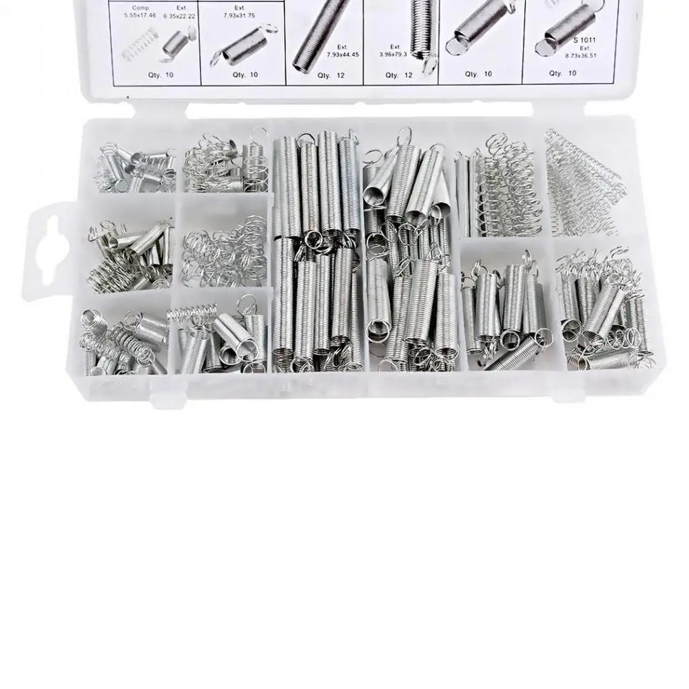 5er Set Zugfedern Edelstahl – Draht 0,04 Zoll, Ø 0,39 Zoll, Länge 2,36 Zoll Für Haus & Werkstatt